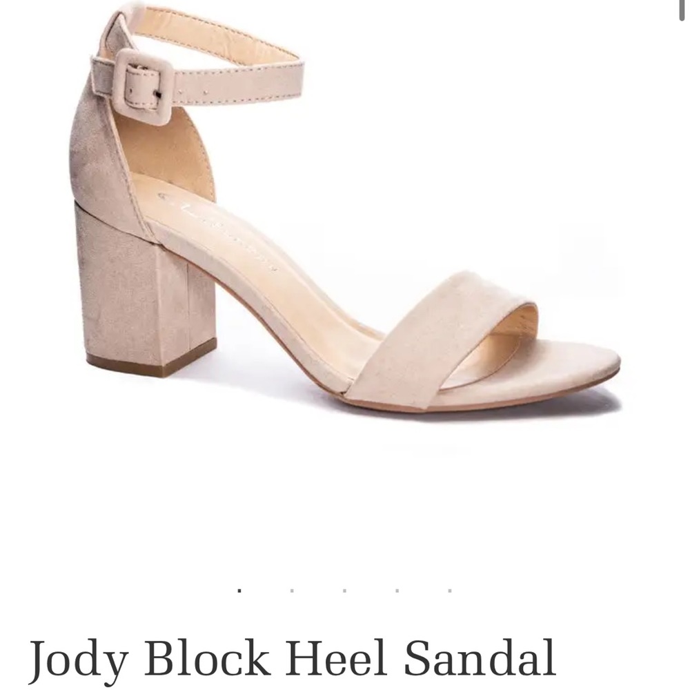 Chinese Laundry Nude Block Heels